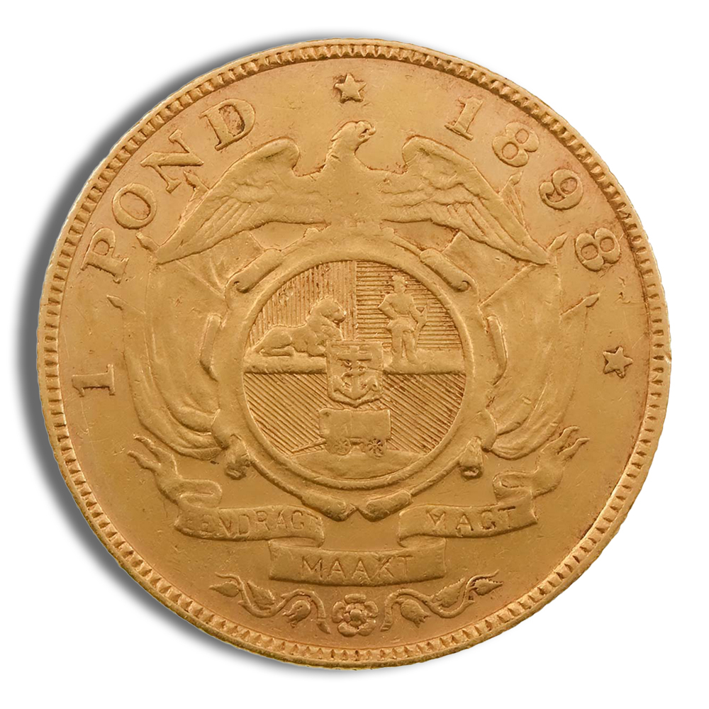 South Africa 1 Pond Gold Coin