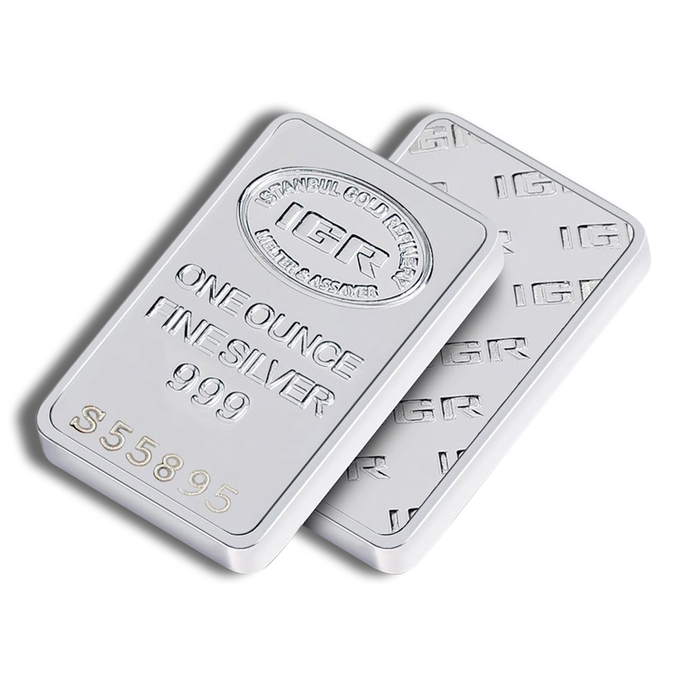 1 oz Silver Bar - IGR Metals (Carded)