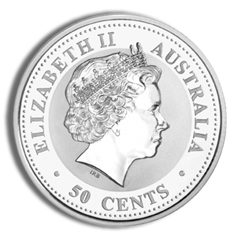 2007 1/2 oz Australia Silver Lunar Pig BU - Series I