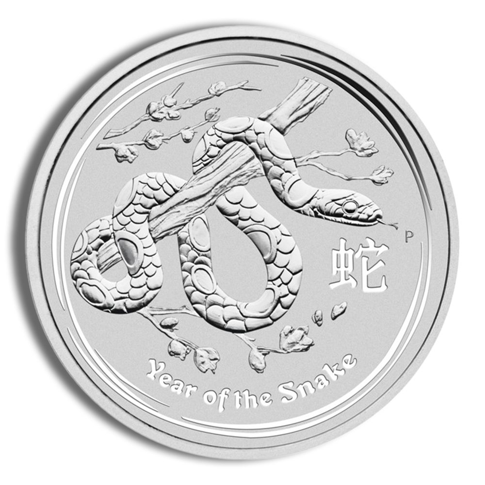 2013 Kilo Australia Silver Lunar Snake BU - Series II