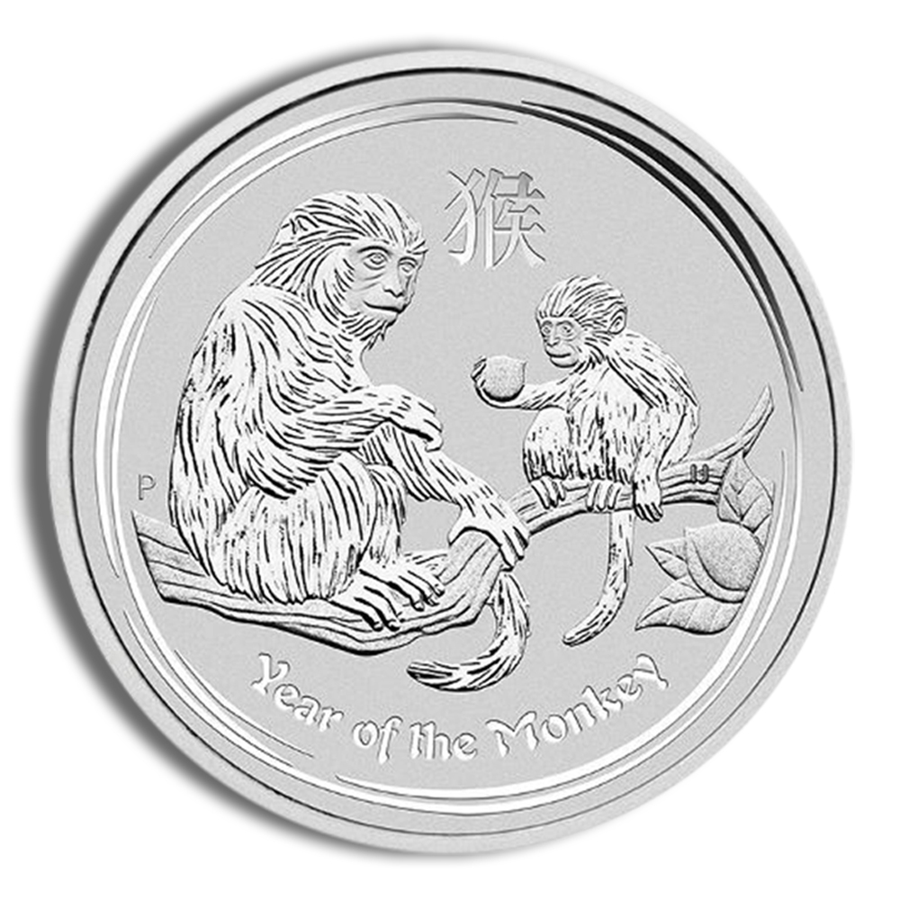 2016 Kilo Australia Silver Lunar Monkey BU - Series II