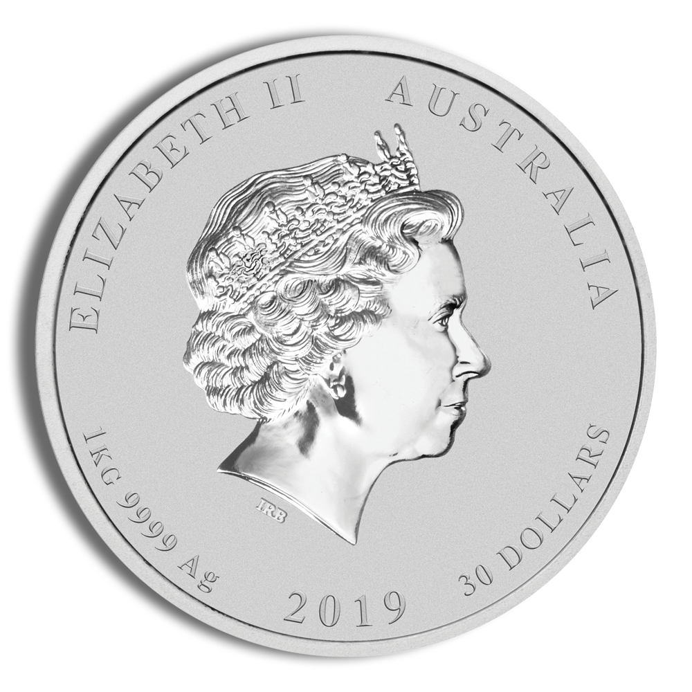 2019 Kilo Australia Silver Lunar Pig BU - Series II