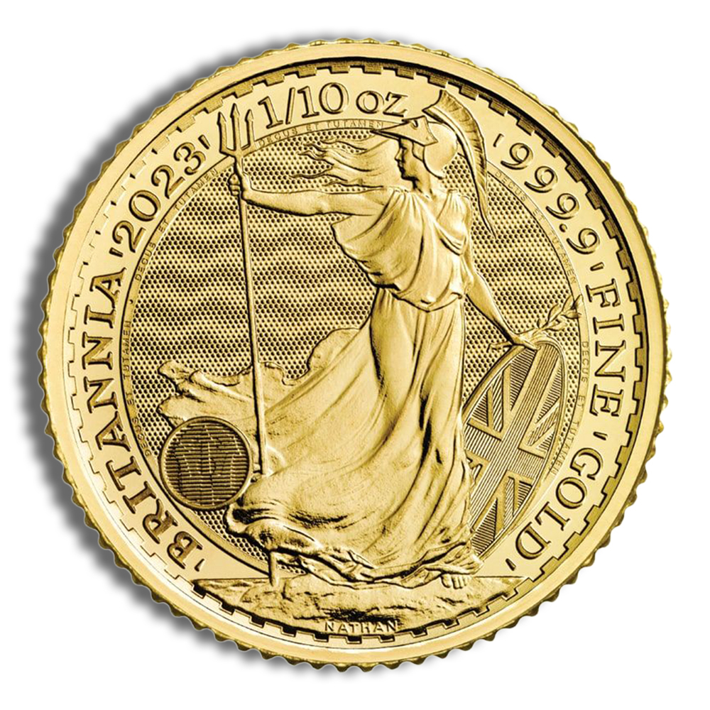 2023 1/10 oz Gold Britannia - King