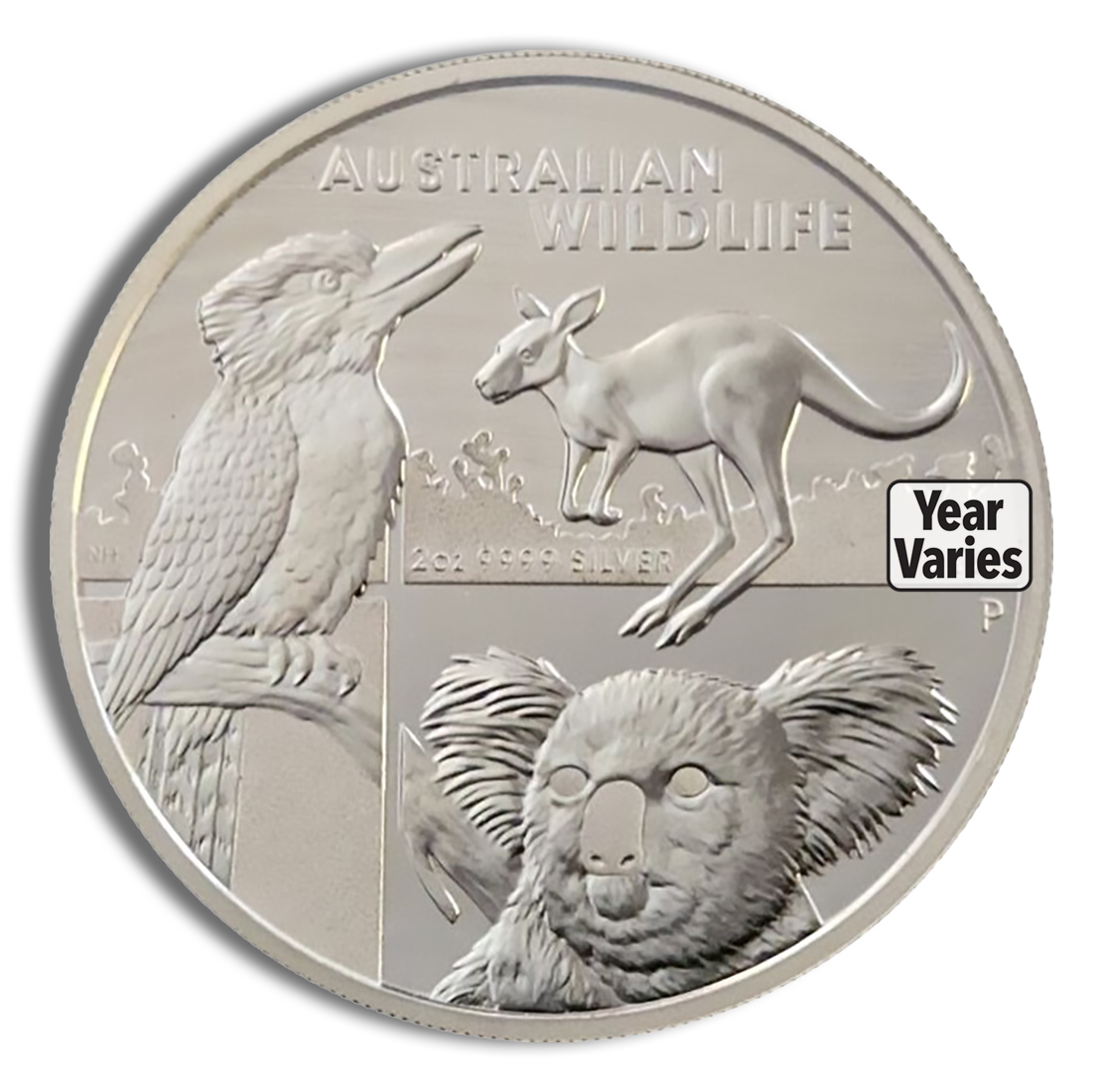 2 oz Australia Wildlife Coin Silver Coin (Year Varies)