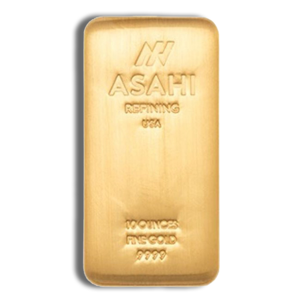 10 oz Gold Bar - Asahi Refining (Cast)