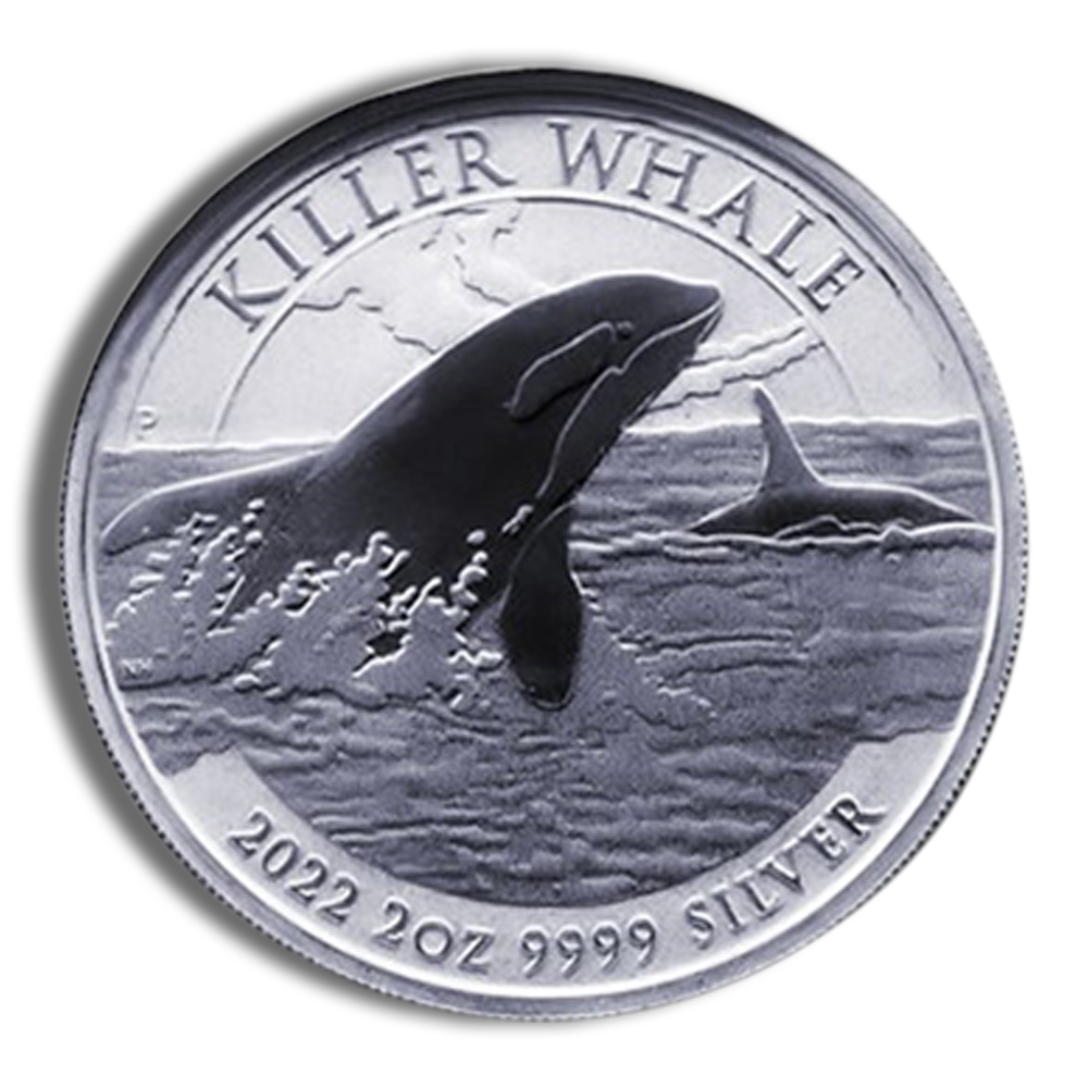 2022 2 oz Australia Killer Whale Silver Coin