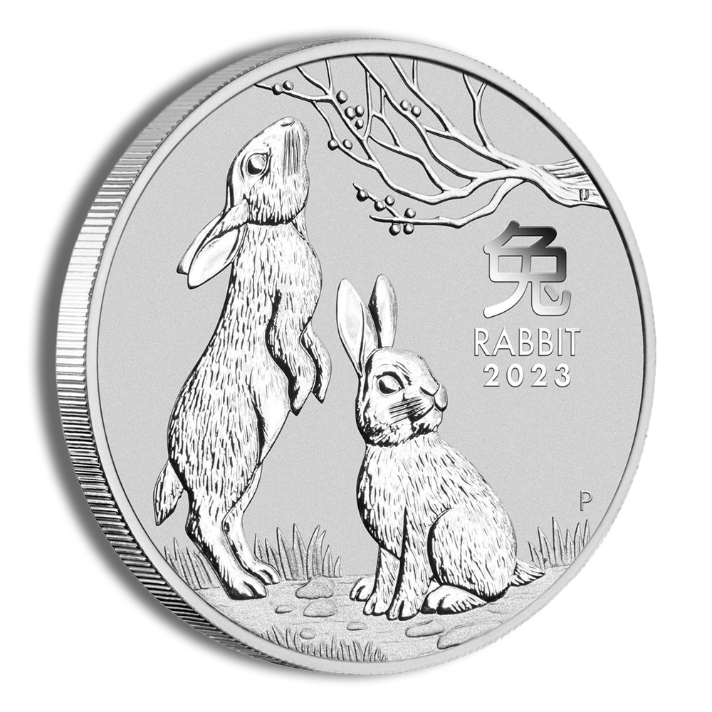 2023 Kilo Australia Silver Lunar Rabbit BU - Series III