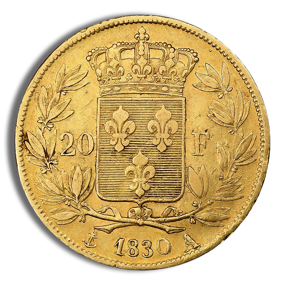 France Gold 20 Francs - Charles X (1825-1830)