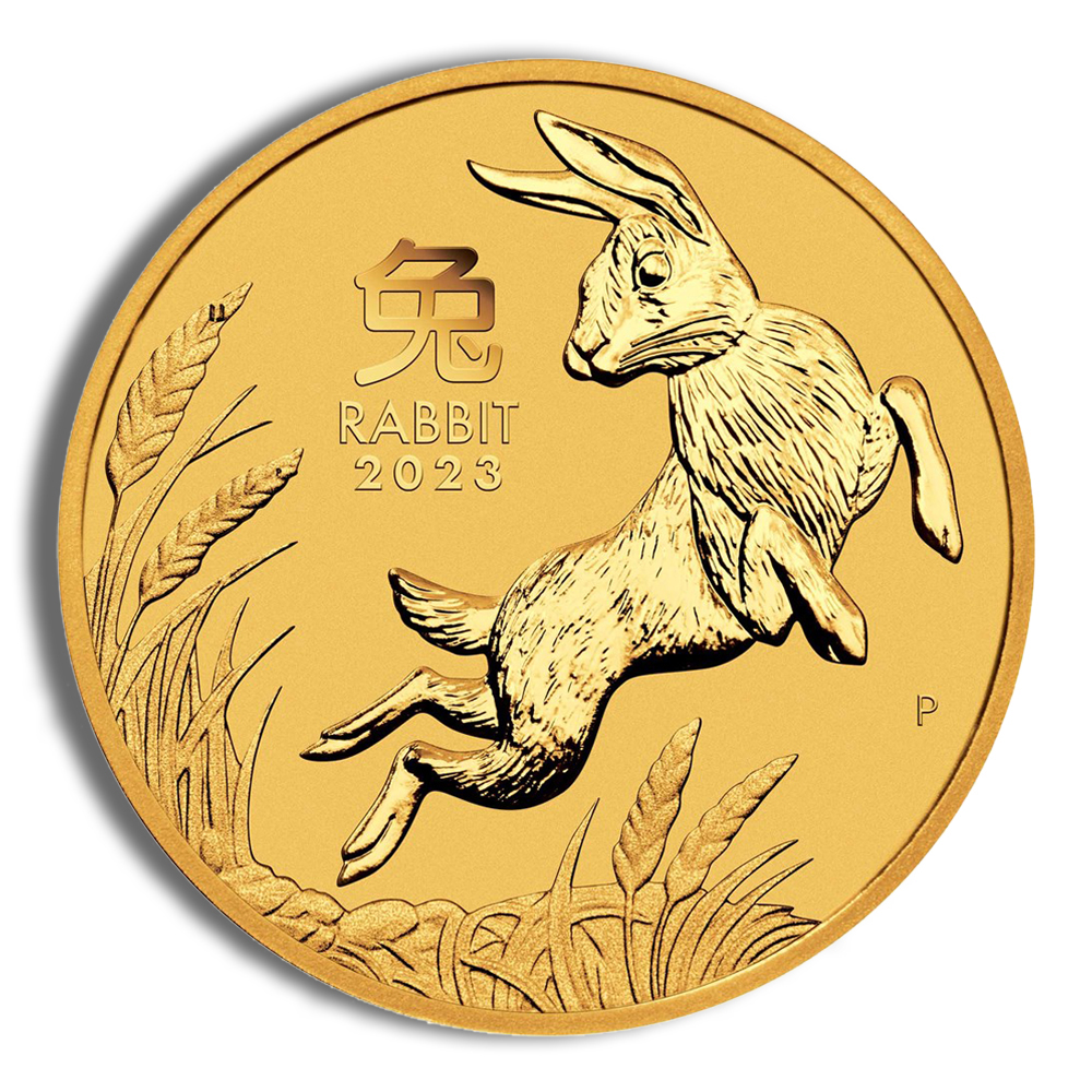 2023 1/10 oz Australia Gold Rabbit BU - Series III