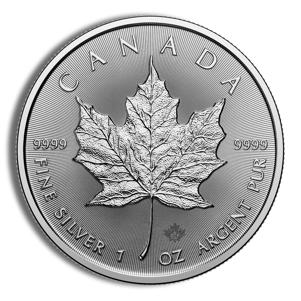 1 oz Canadian Silver Maple Leaf (Year Varies)