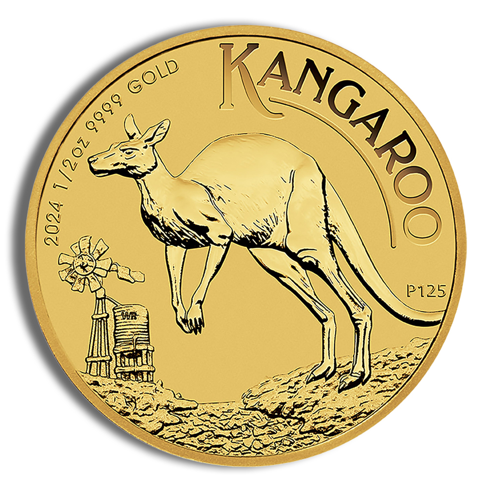 2024 1/2 oz Australian Kangaroo Gold Coin