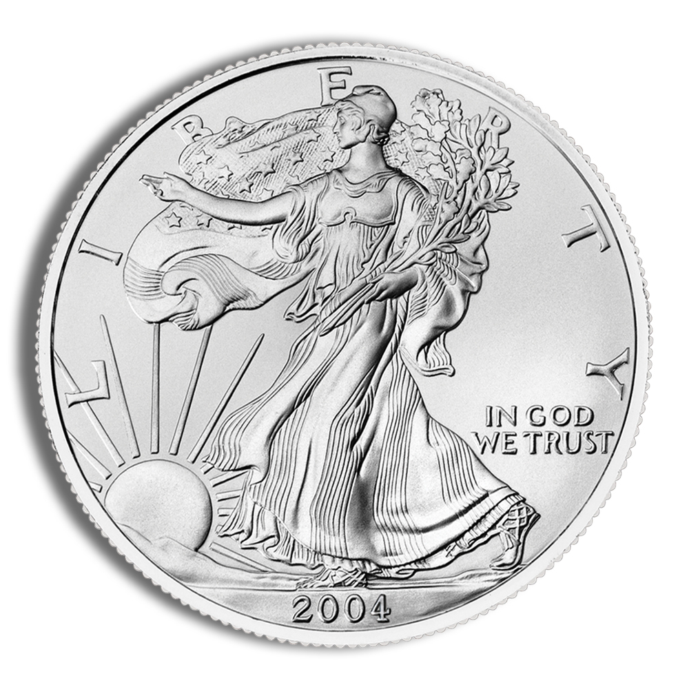2004 Silver American Eagle - BU