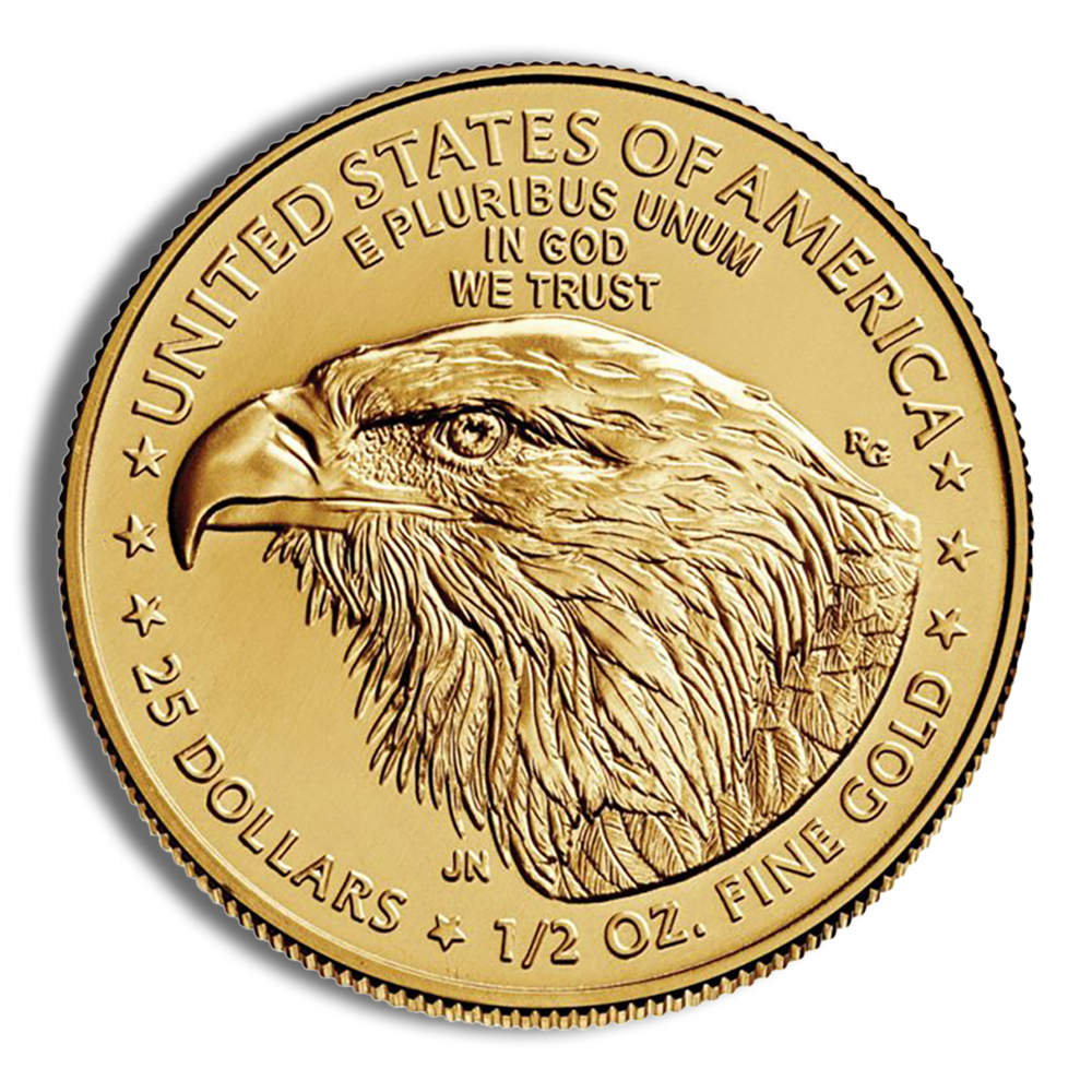 2024 1/2 oz Gold Eagle - BU