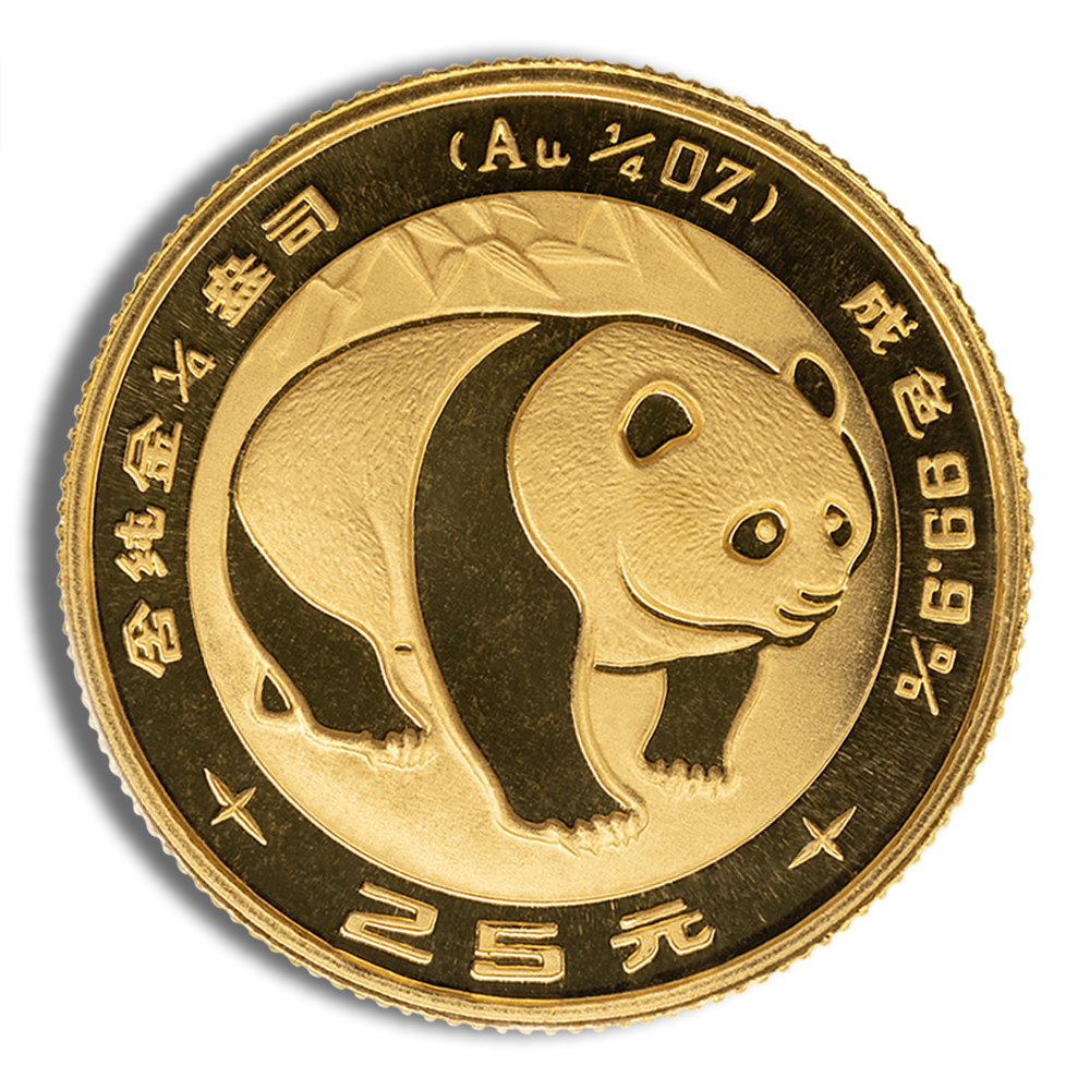 1/4 oz China Gold Panda - BU - Sealed (Year Varies)