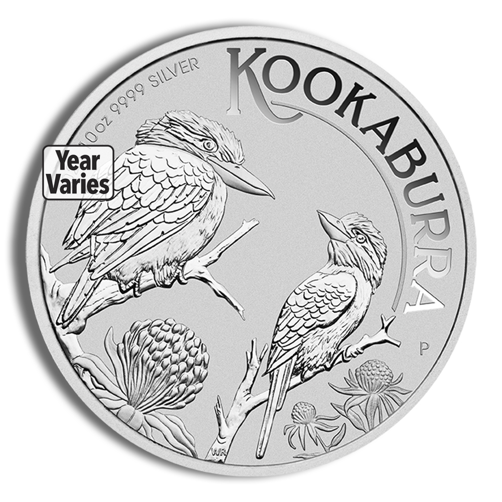 Australian Silver Kookaburra - Kilo - BU (Year Varies)