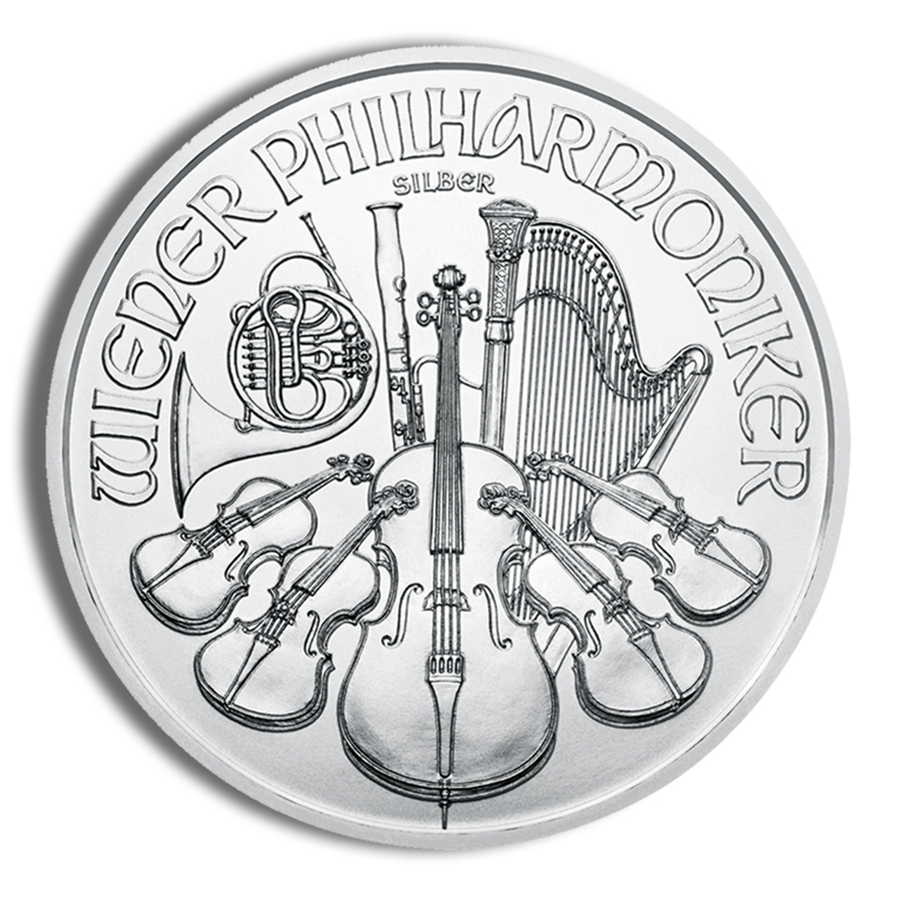 1 oz Austrian Silver Philharmonic (Year Varies)