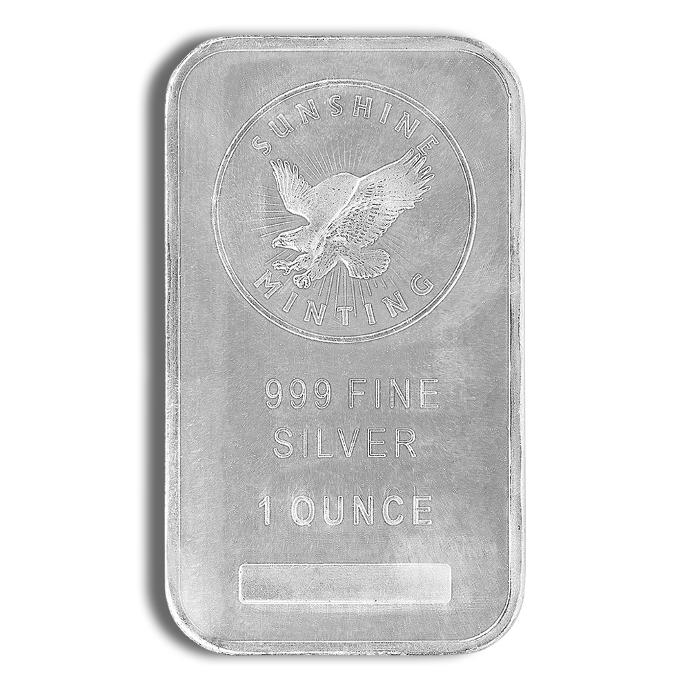 1 oz Silver Bar - Sunshine Mint - SMI (Sealed)