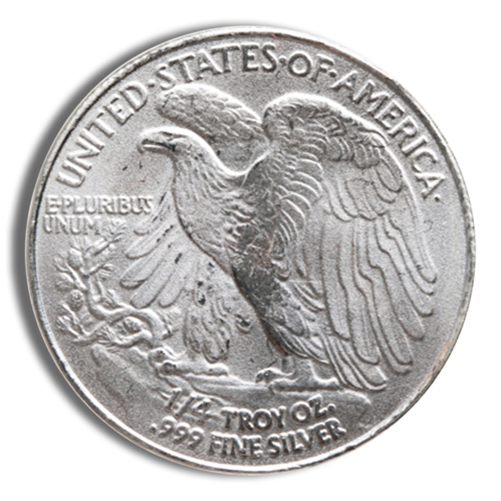 1/4 oz Silver Round - Walking Liberty