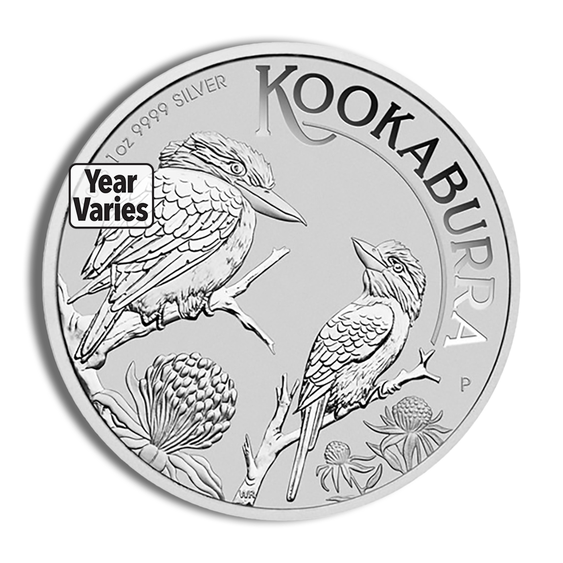 1 oz Australian Kookaburra Silver Coin (Year Varies)