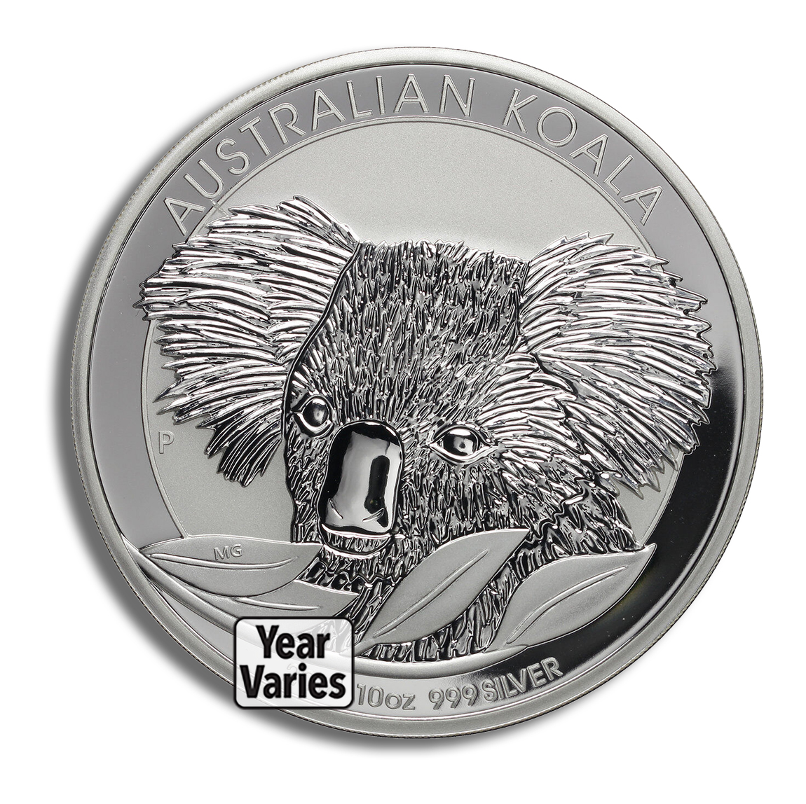 Australian Silver Koala - 10 oz - BU (Year Varies)