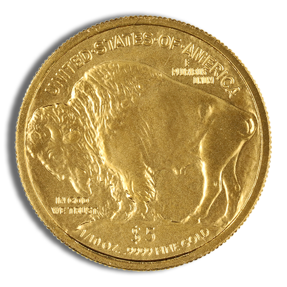 2008-W 1/10 oz Burnished Gold Buffalo (w/Box/COA)