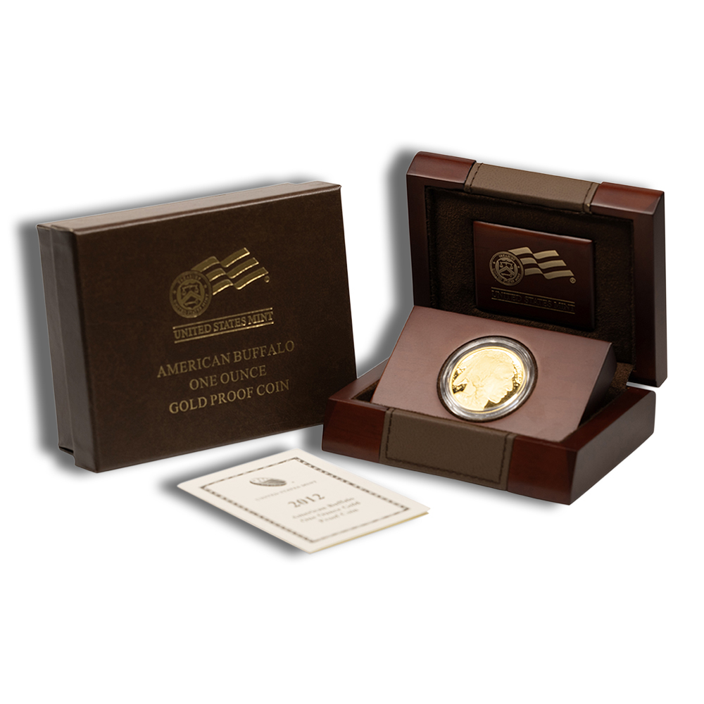 2012-W 1 oz Proof Gold Buffalo (w/Box & COA)