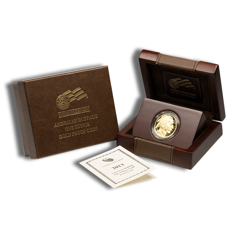 2013-W 1 oz Reverse Proof Gold Buffalo (w/Box & COA)