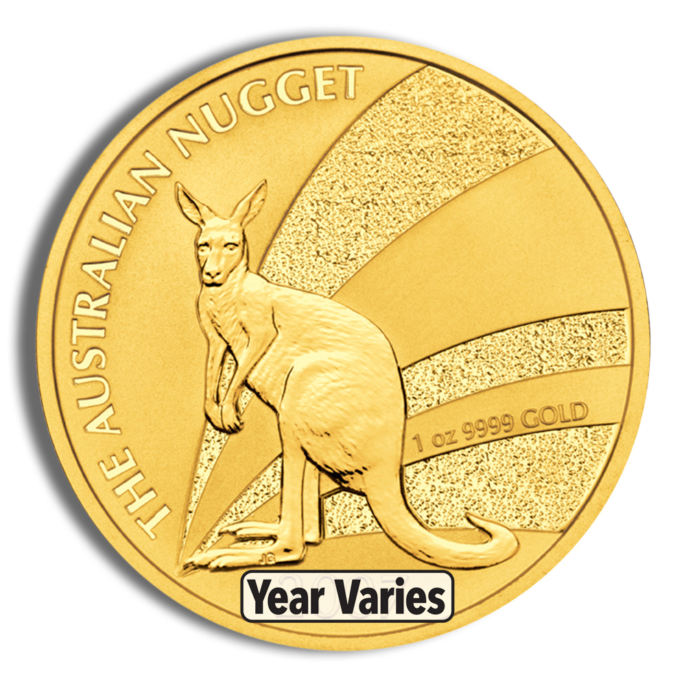 1 oz Australian Nugget Gold Coin (Year Varies)