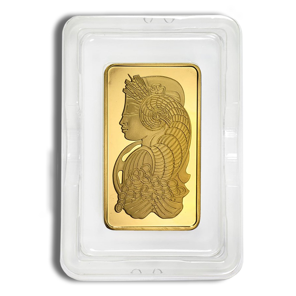 10 oz Gold Bar - PAMP Fortuna (Carded)