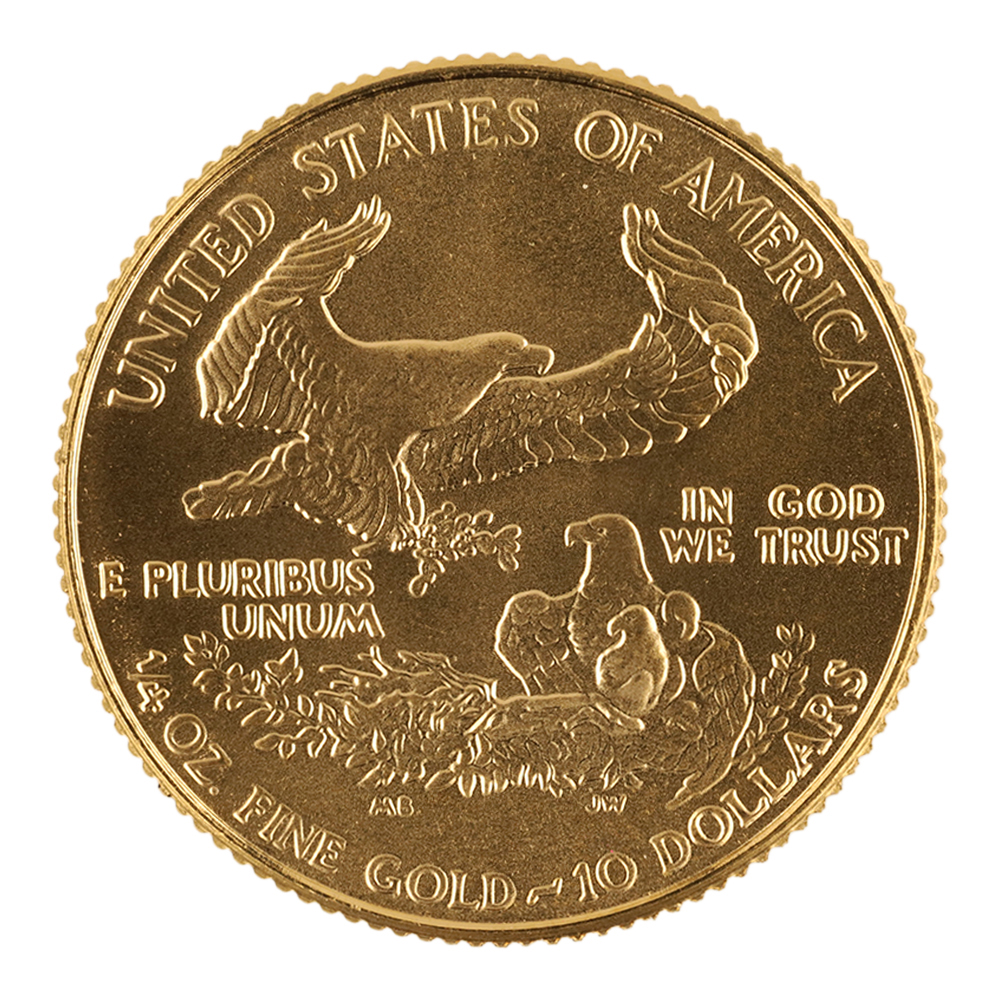 1989 1/4 oz Gold Eagle - BU (MCMLXXXIX)