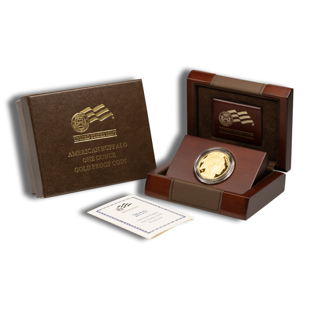 2010-W 1 oz Proof Gold Buffalo (w/Box & COA)