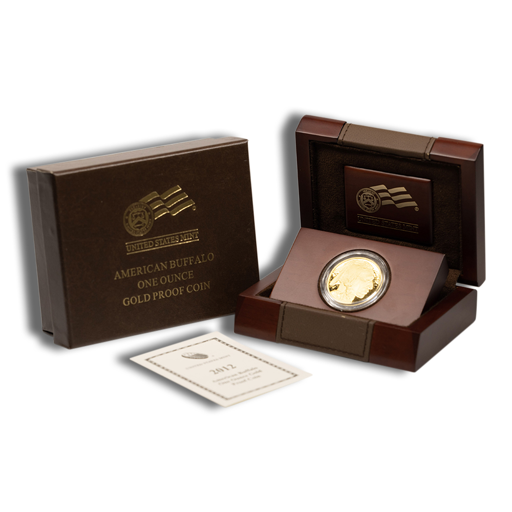 2012-W 1 oz Proof Gold Buffalo (w/Box & COA)