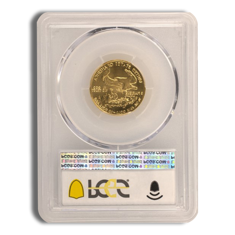 1986 1/4 oz Gold Eagle $10 PCGS MS69