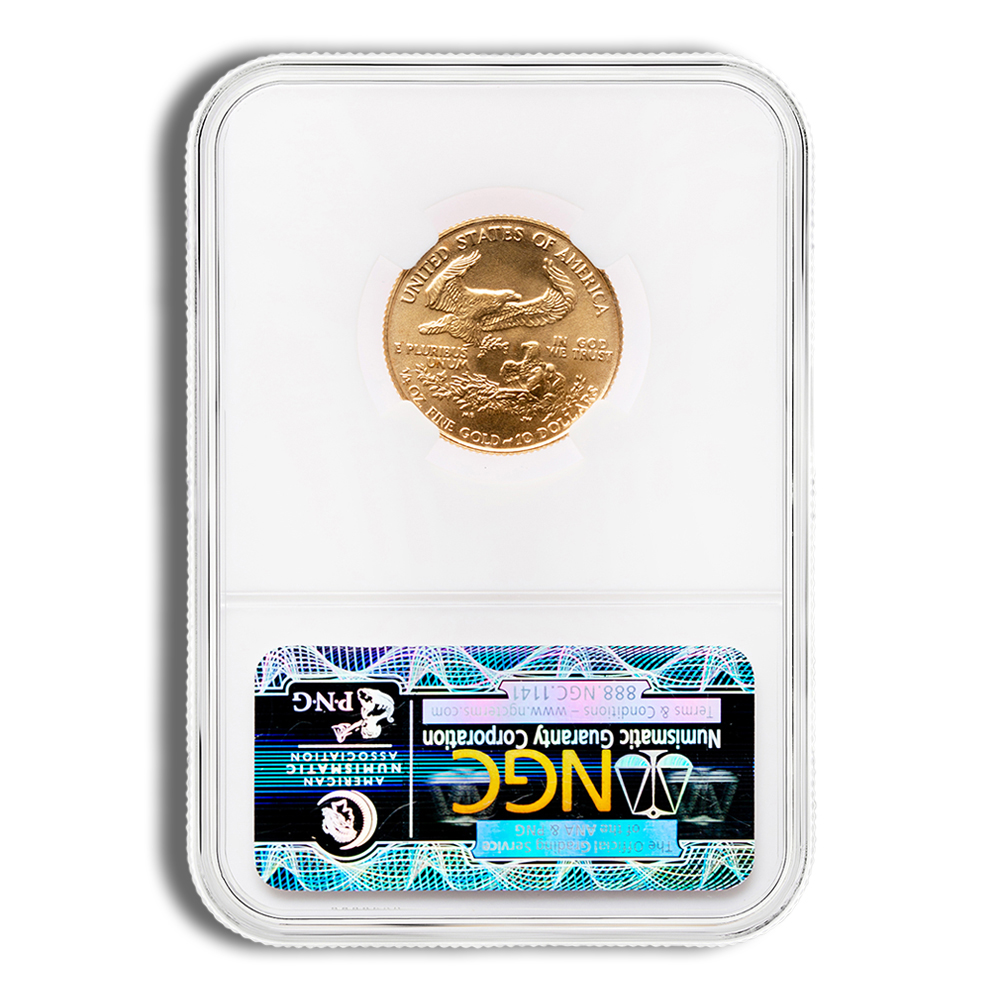 1989 1/4 oz Gold Eagle $10 NGC MS69