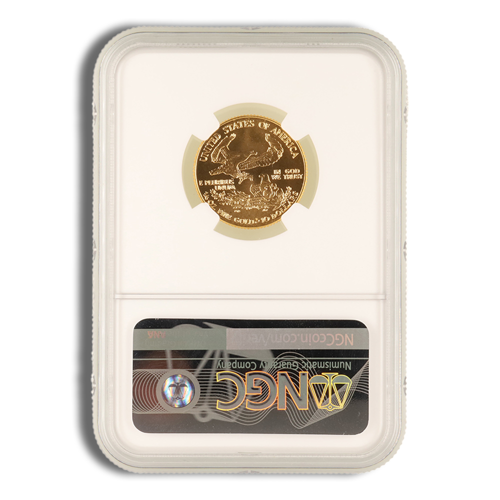 1999 1/4 oz Gold Eagle $10 NGC MS69