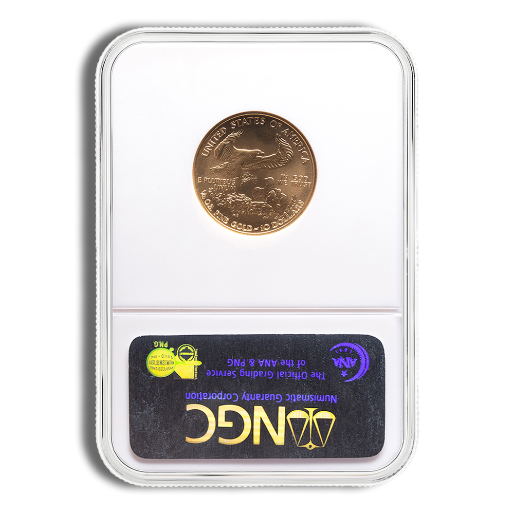 2007 1/4 oz Gold Eagle $10 NGC MS69