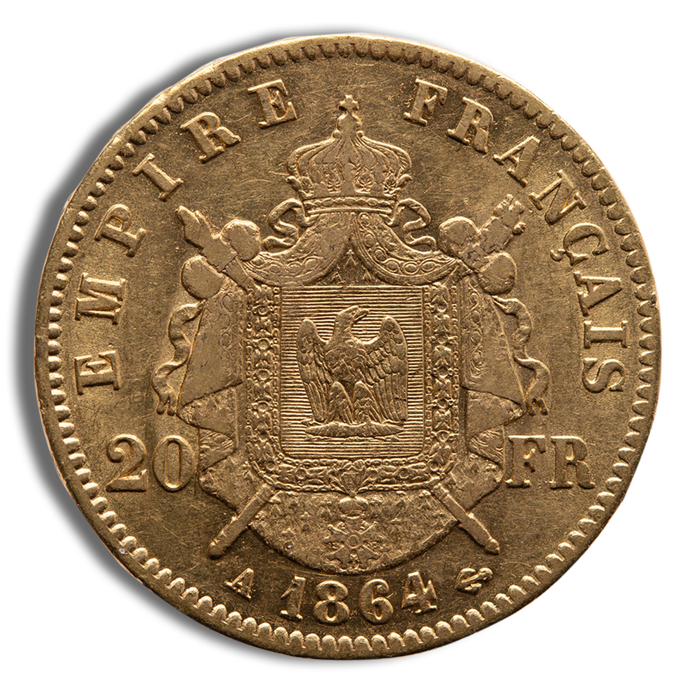 France Gold 20 Francs - Napoleon III (1852-1870)