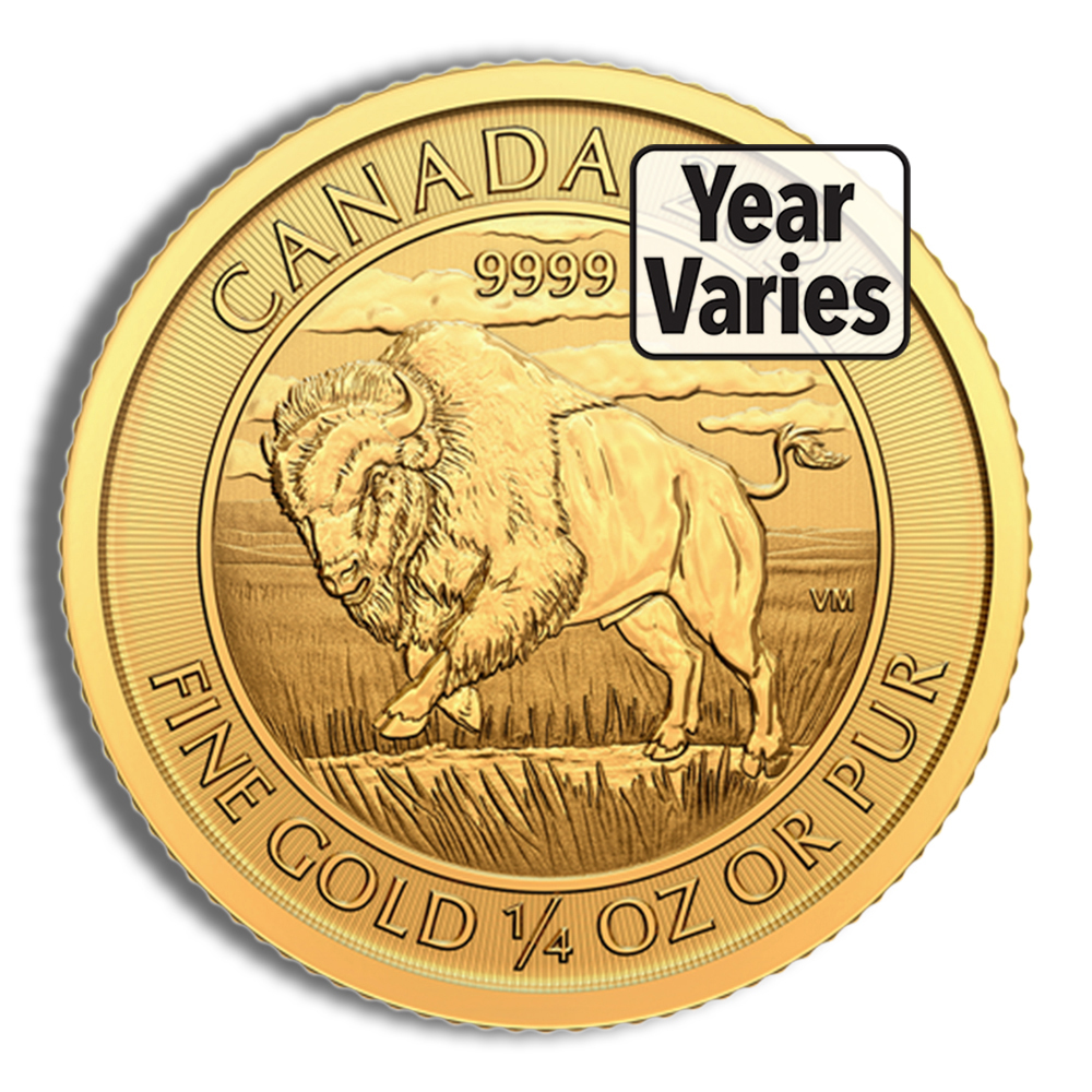 Canadian 1/4 oz Wildlife Gold Coin (Year/Design Varies)