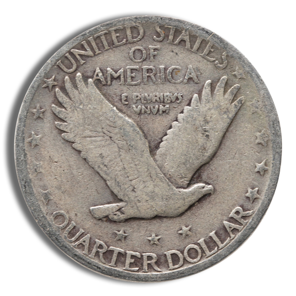 $1 FV 90% Silver Standing Liberty Quarters - No Date