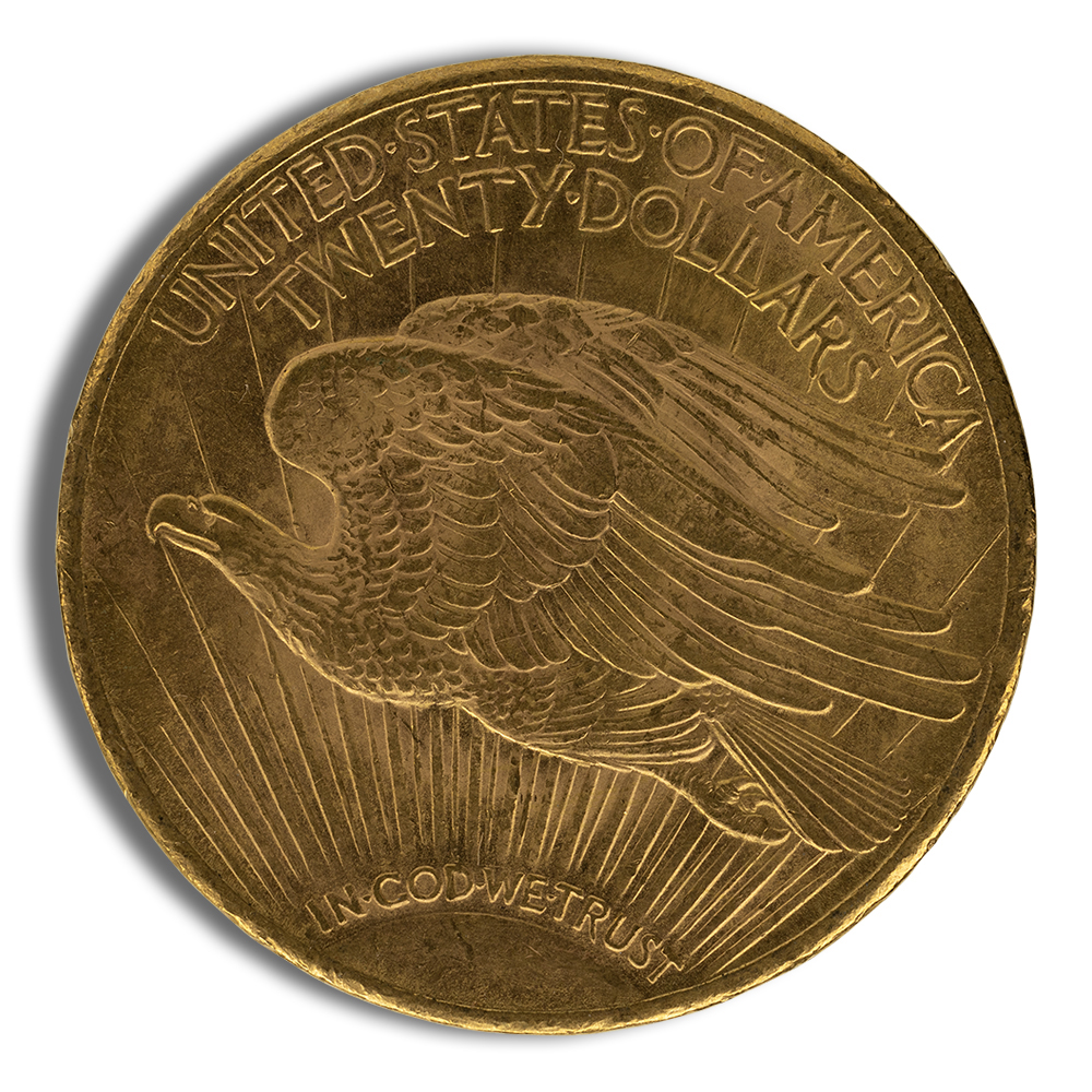 $20 Gold Saint-Gaudens Double Eagle - AU