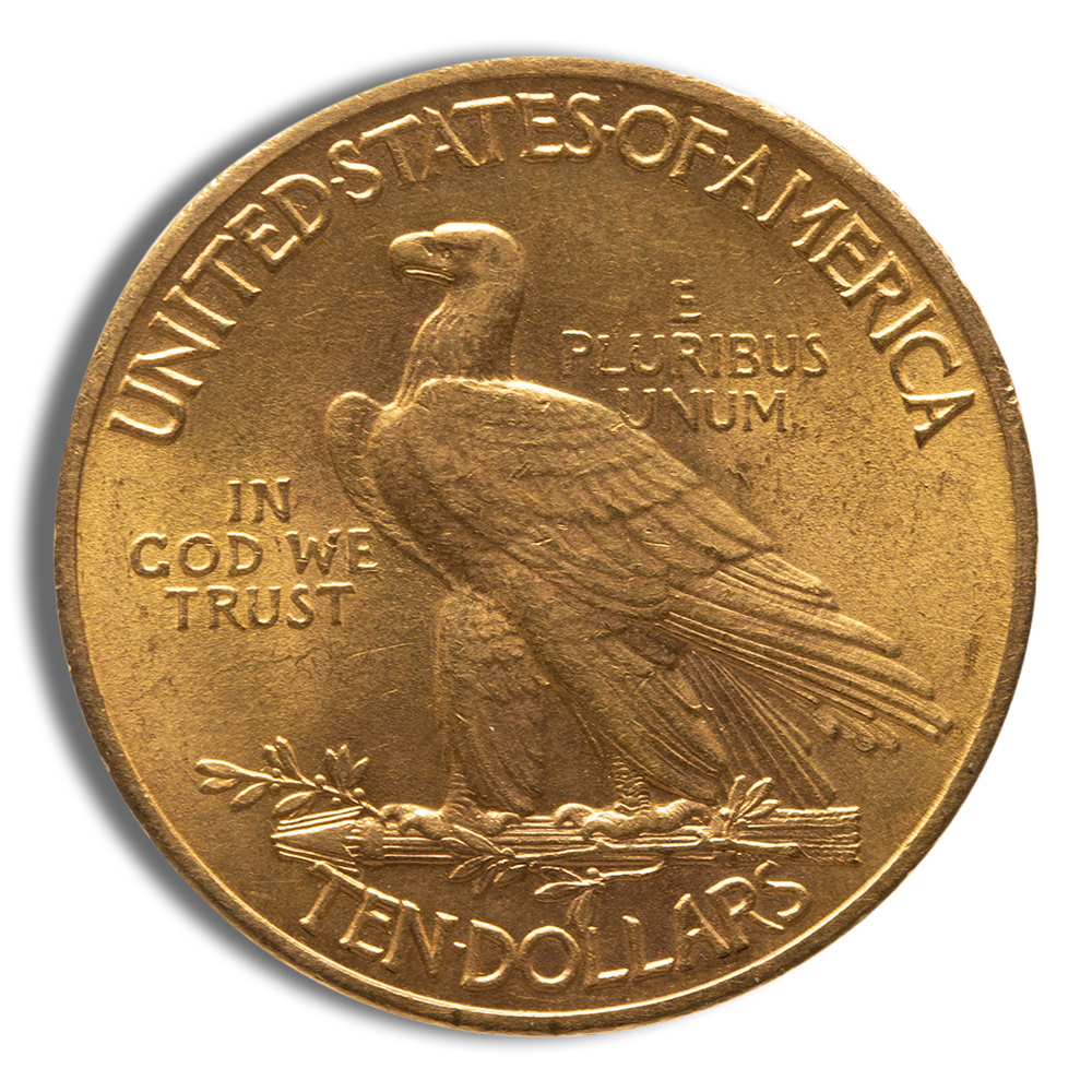 $10 Gold Indian Eagle - AU