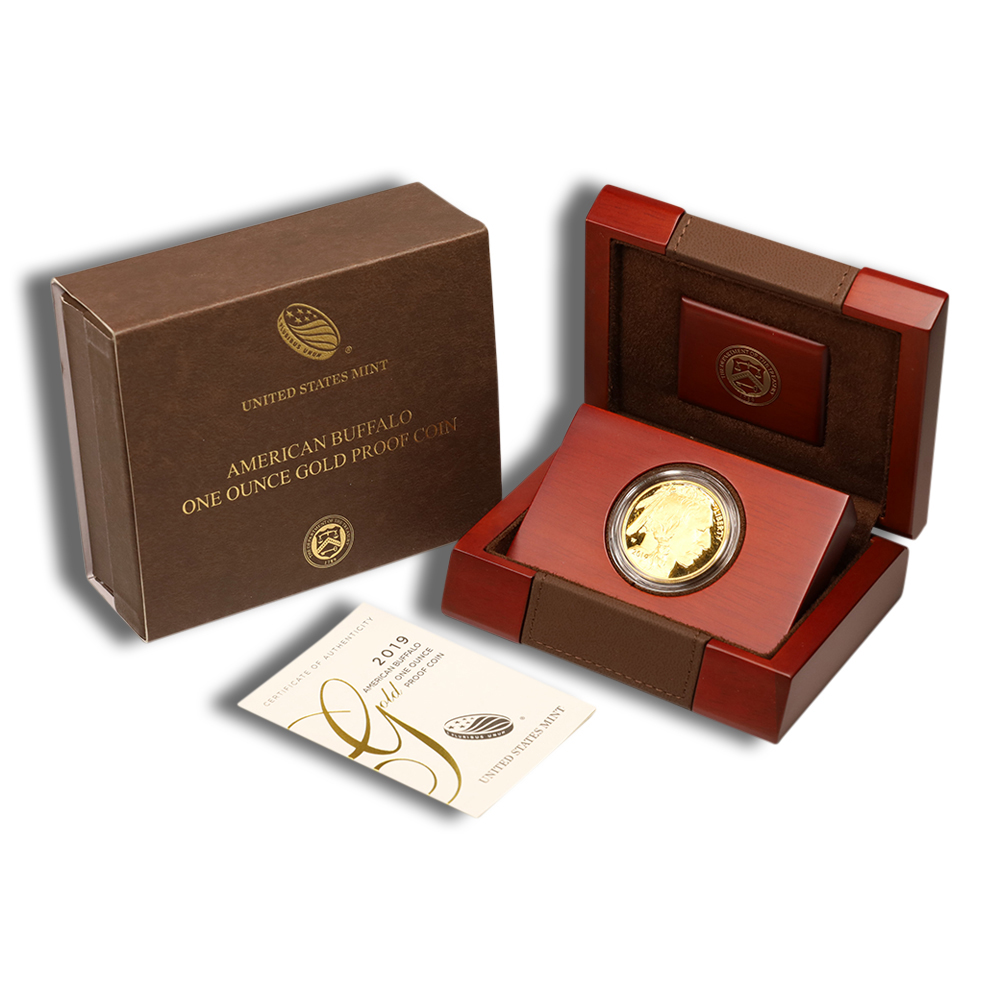 2019-W 1 oz Proof Gold Buffalo (w/Box & COA)