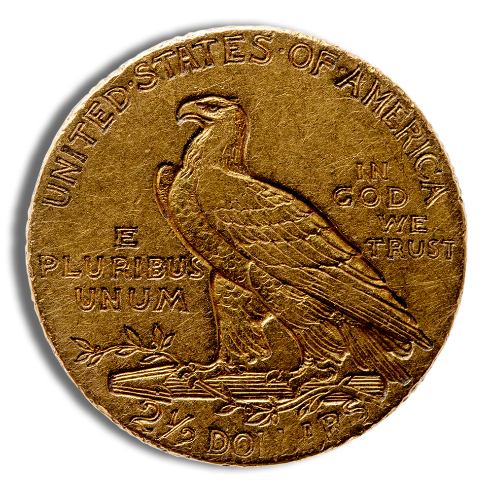 $2.5 Gold Indian Quarter Eagle - VF