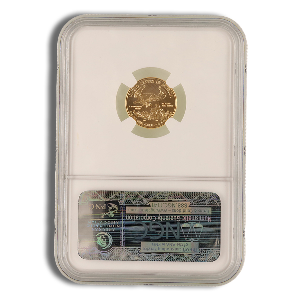 2009 1/10 oz Gold Eagle $5 NGC MS70 ER