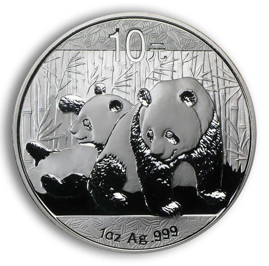 Chinese Silver Panda - 1 oz (Year Varies)