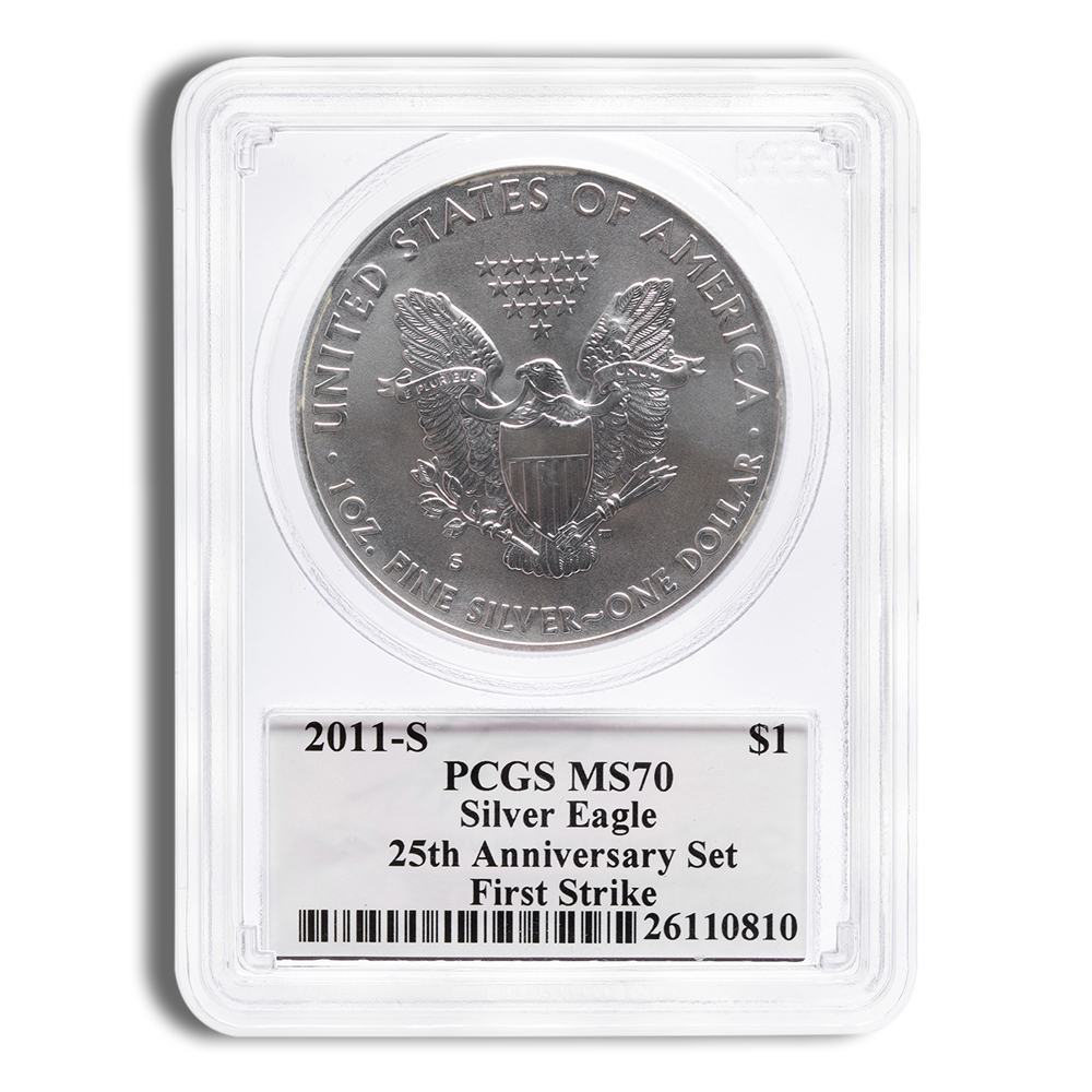 2011 Silver Eagle PCGS MS70 First Strike