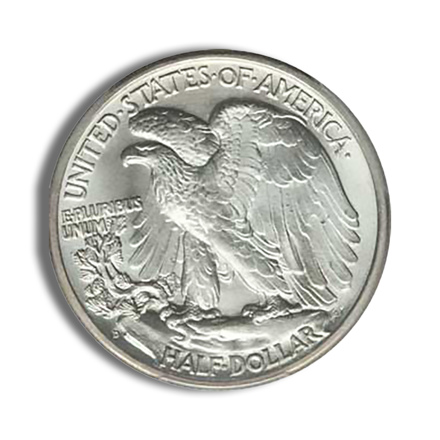 $1 FV 90% Silver Walking Liberty Half Dollars - BU