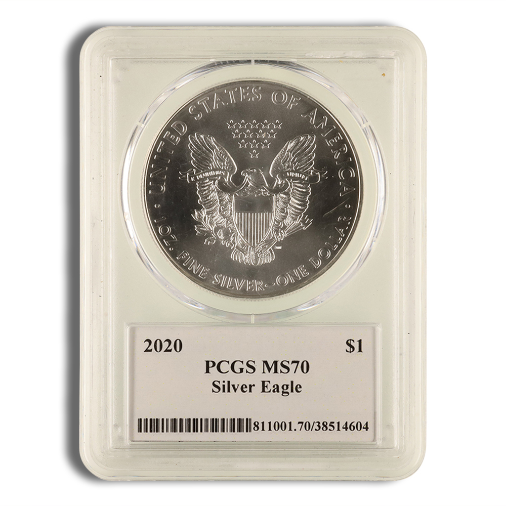 2020 Silver Eagle PCGS MS70