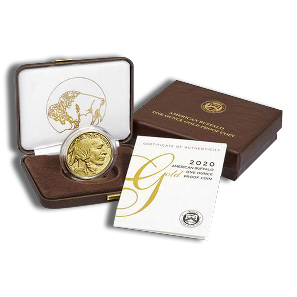 2020-W 1 oz Proof Gold Buffalo (w/Box & COA)