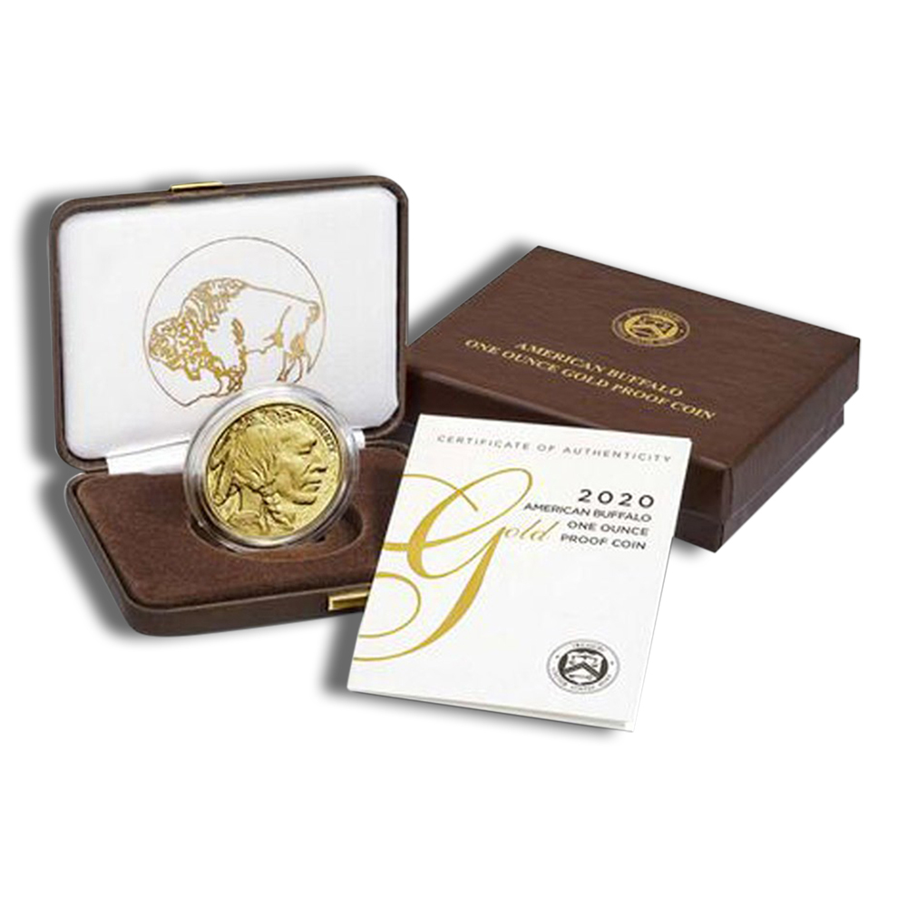 2020-W 1 oz Proof Gold Buffalo (w/Box & COA)